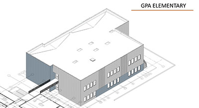 Gateway Polytechnic Academy new building digital design model