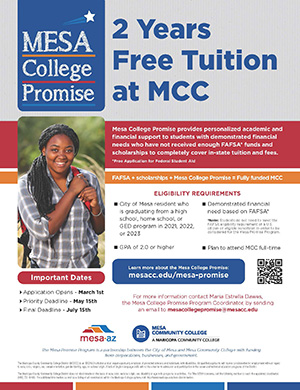 MESA College Promise Flyer