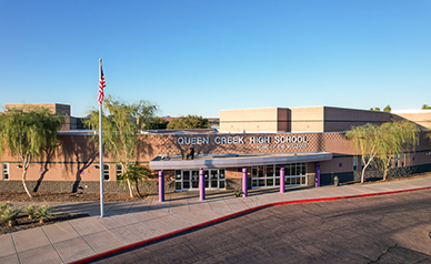 Queen Creek High School building