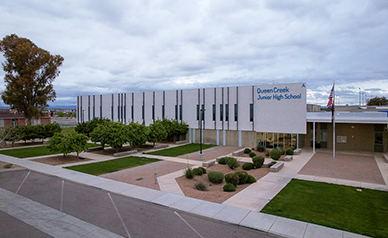 Queen Creek Junior High School building