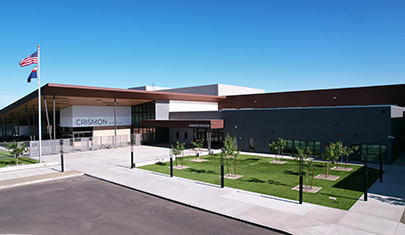 outside of Crismon High School