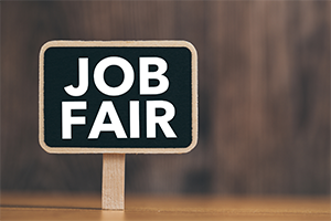 Job Fair sign