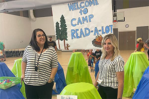 Guests at the reading event