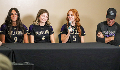 Queen Creek Unified School District Athletes Take the Spotlight at Football & Flag Football Media Day